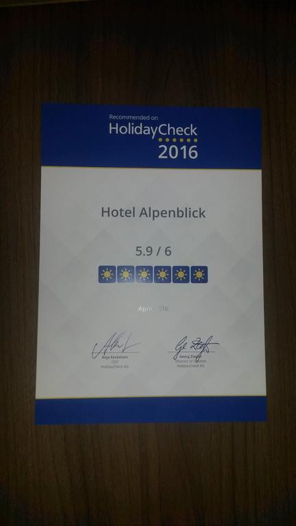 פלדרס Hotel Alpenblick מראה חיצוני תמונה